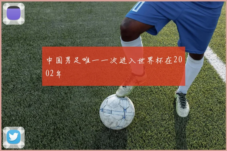 中国男足唯一一次进入世界杯在2002年